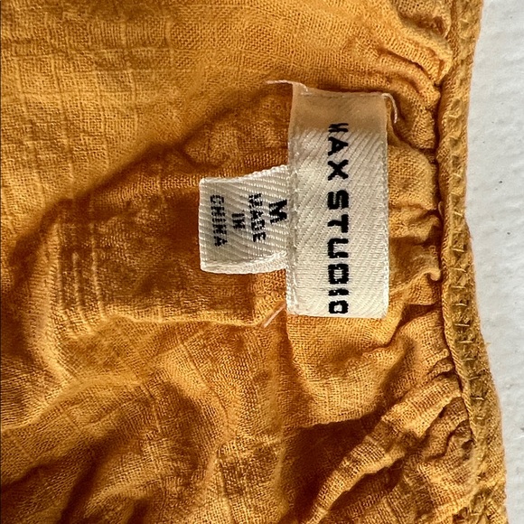 Yellow Ruffled Women’s Top - Picture 3 of 5